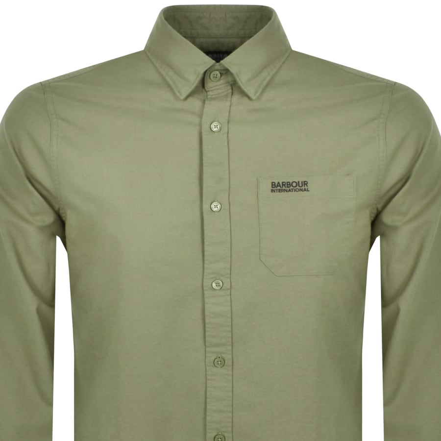 Barbour International Kinetic Shirt Green Mainline Menswear